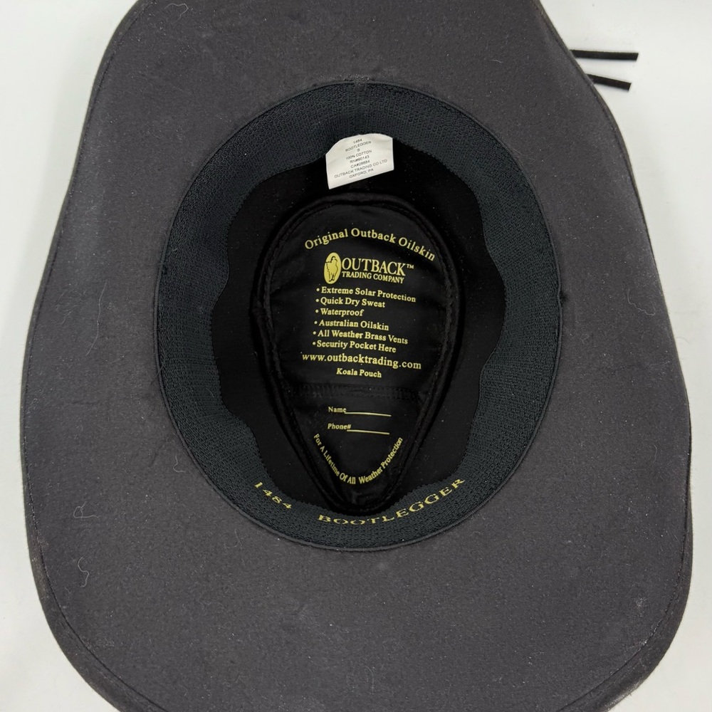 Outback Trading “Bootlegger” Brown Oilskin Hat 1484-BRN Men’s Small S NWOB *READ - Picture 8 of 11